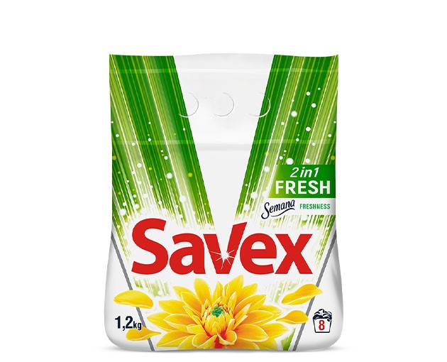 Savex სარეცხი სითხე 2-1ში Fresh 1.2კგ